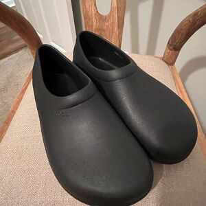 Men's On The Clock Black Crocs